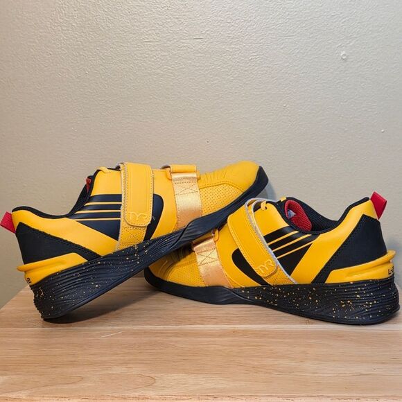 TYR L-2 Lifter Weightlifting Shoes Yellow Black Men's Size 11.5 Women's 13 - Picture 4 of 7